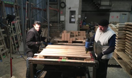 Entreprise pour la fabrication de palettes en bois sur mesure Bazoches-et-Saint-Thibaut